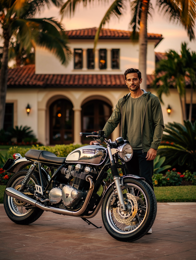 Luxury Motorcycle (Photo) - After