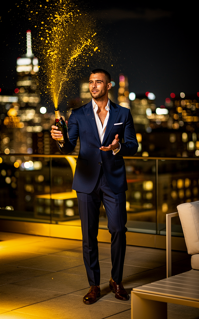 Champagne Celebration - Selepas